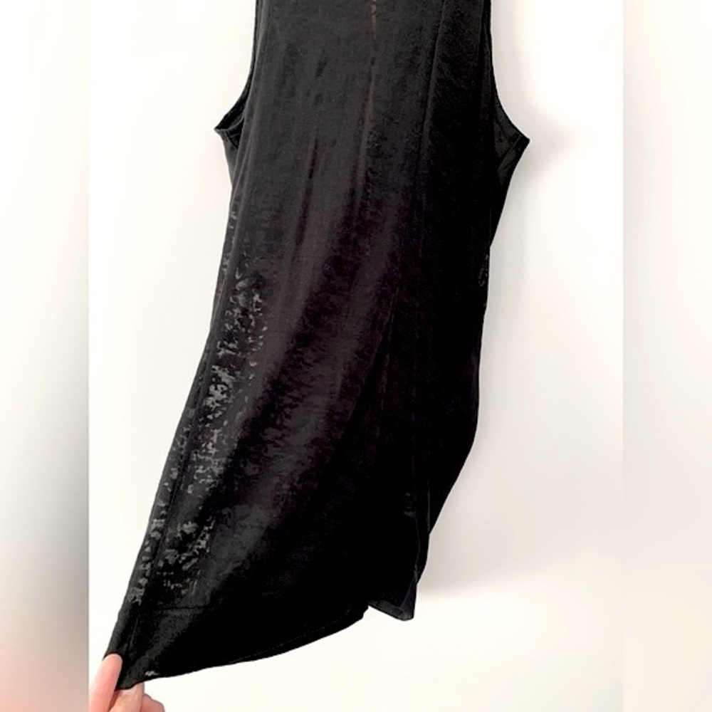 🌟PRICE DROP🌟 NWT! KENSIE DRESS black + gold sheer front back zipper Size XS - Picture 4 of 6